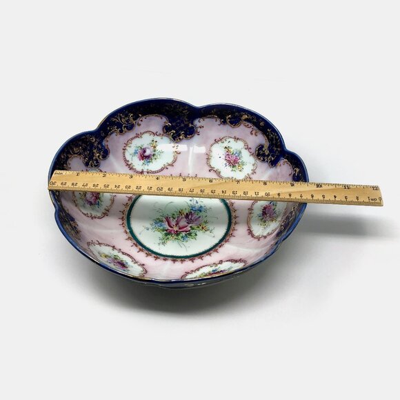 Antique Hand Painted Porcelain Bowl - Picture 2 of 5